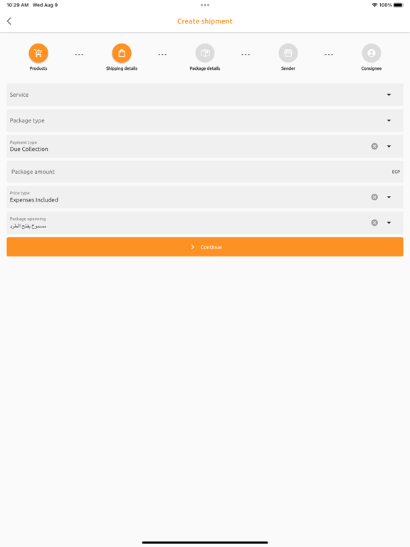 Screenshot di Mr Delivery Business iPad 