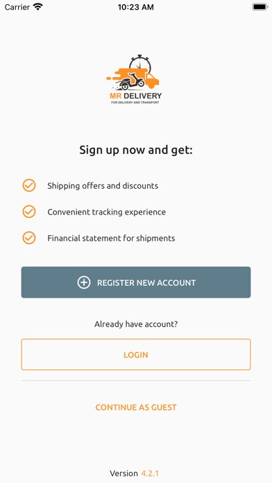 Screenshot di Mr Delivery Business
