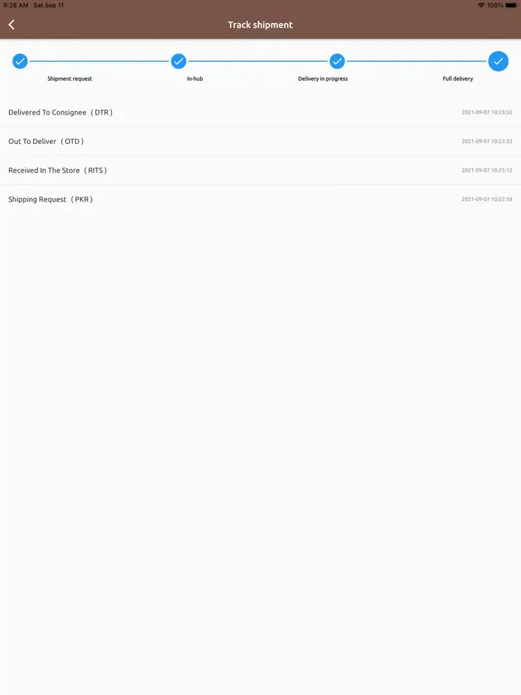 Capturas de tela do Mustang Business iPad 
