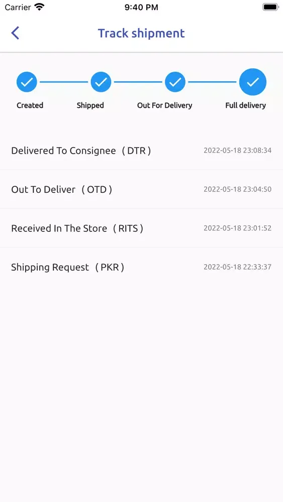 Capturas de pantalla de Rocket Shipping Business