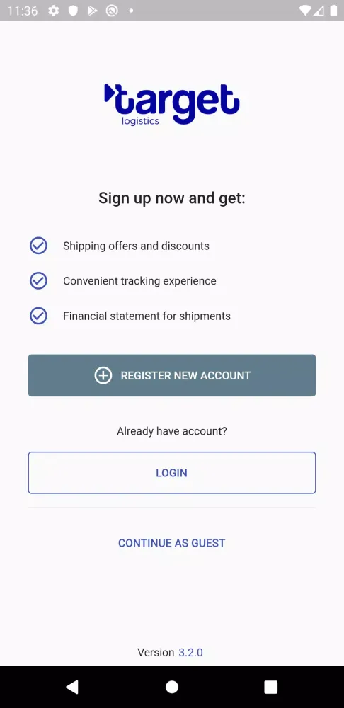 Target logistics (Business) Screenshots