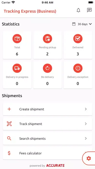 Tracking Express Business स्क्रीनशॉट