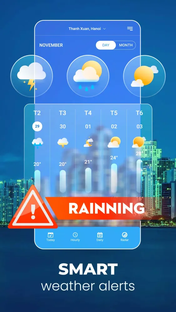 Screenshot di Weather