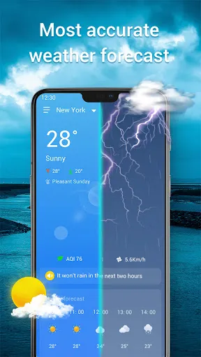 Screenshot di Weather Forecast - Live Weathe