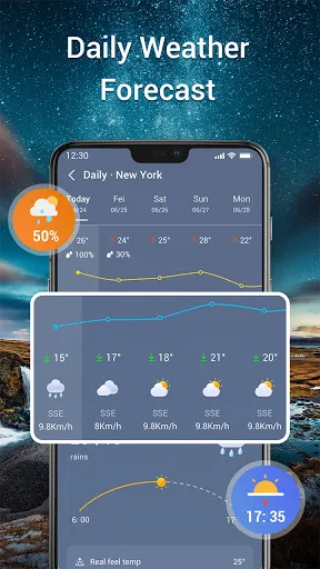 Screenshot di Weather Forecast - Live Weathe