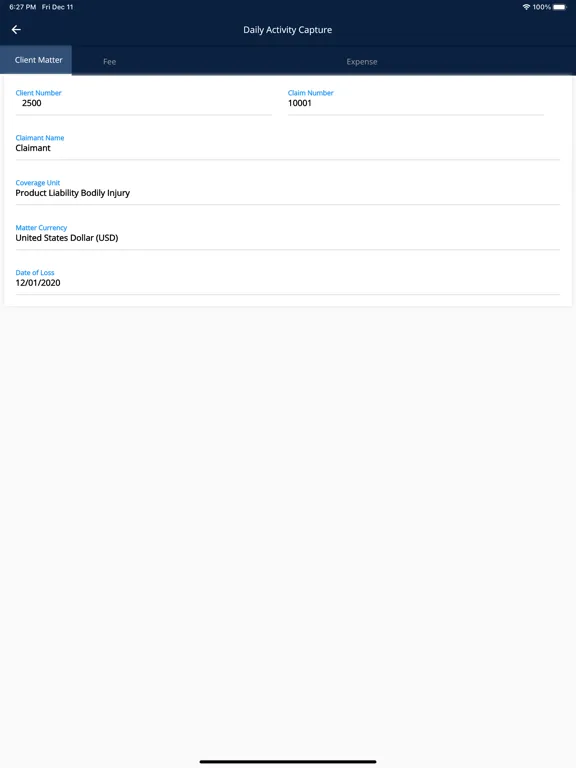 Accurate Legal Billing iPad  Ekran Görüntüleri