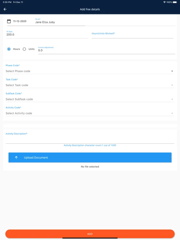 Accurate Legal Billing iPad  Ekran Görüntüleri