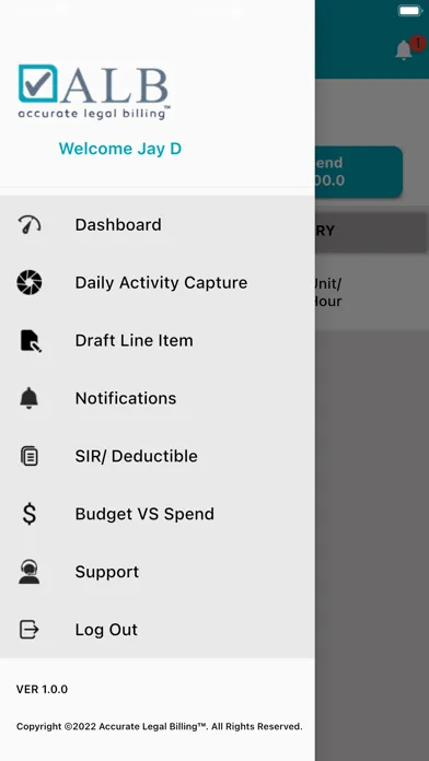 Zrzuty ekranu Accurate Legal Billing 1.0