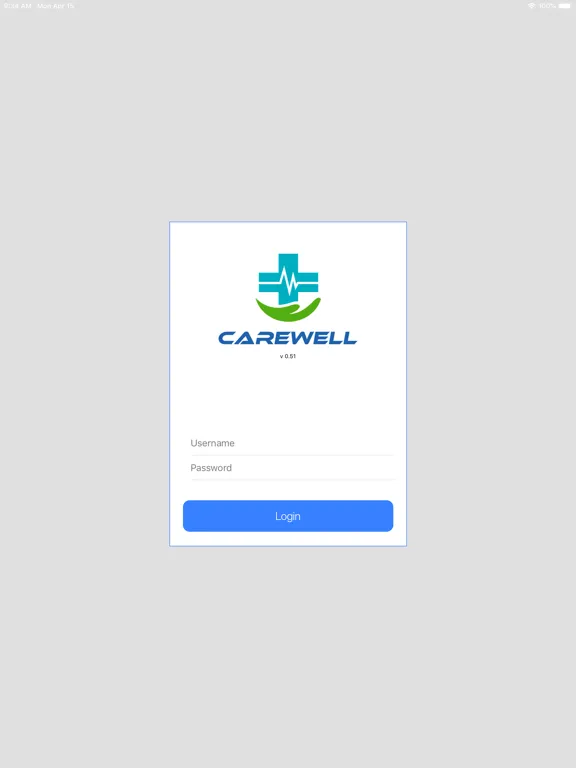 Capturas de tela do Carewell iPad 
