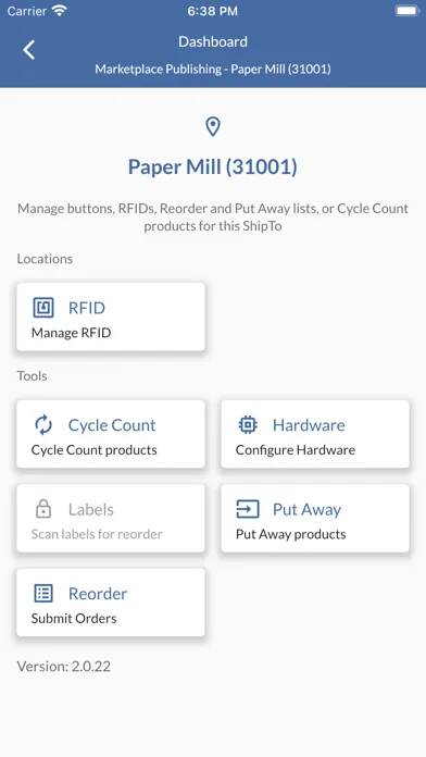 Accu-Tech Mobile Inventory Screenshots