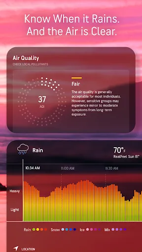 AccuWeather: Weather Radar 스크린샷