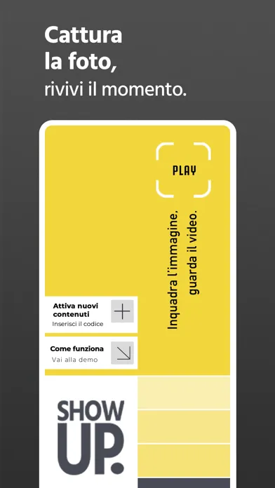 Capturas de tela do ShowUP - Augmented Reality