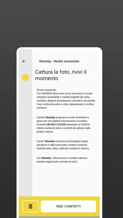 Capturas de tela do ShowUP - Augmented Reality