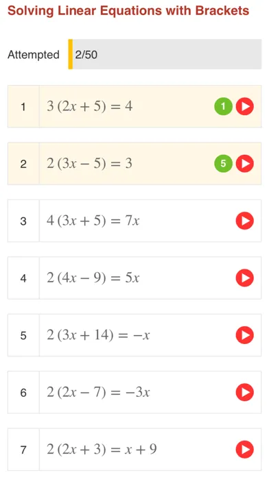 Math StepByStep AutoGrading Screenshots