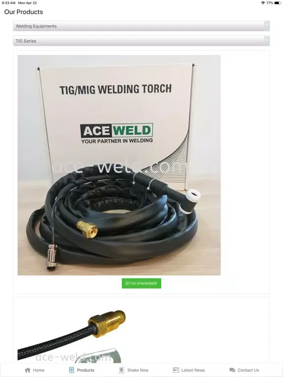 ACE Weld Sdn Bhd iPad  Ekran Görüntüleri