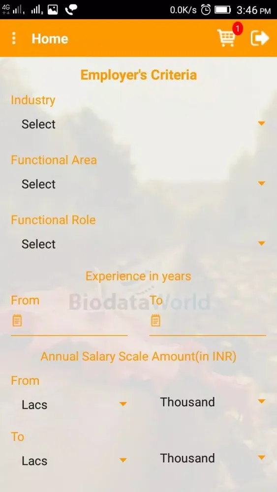 BiodataWorld Screenshots