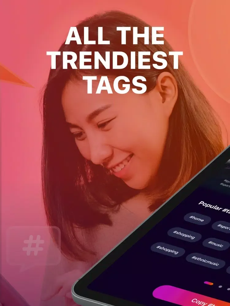 Likes Now - all top hashtags iPad  스크린샷