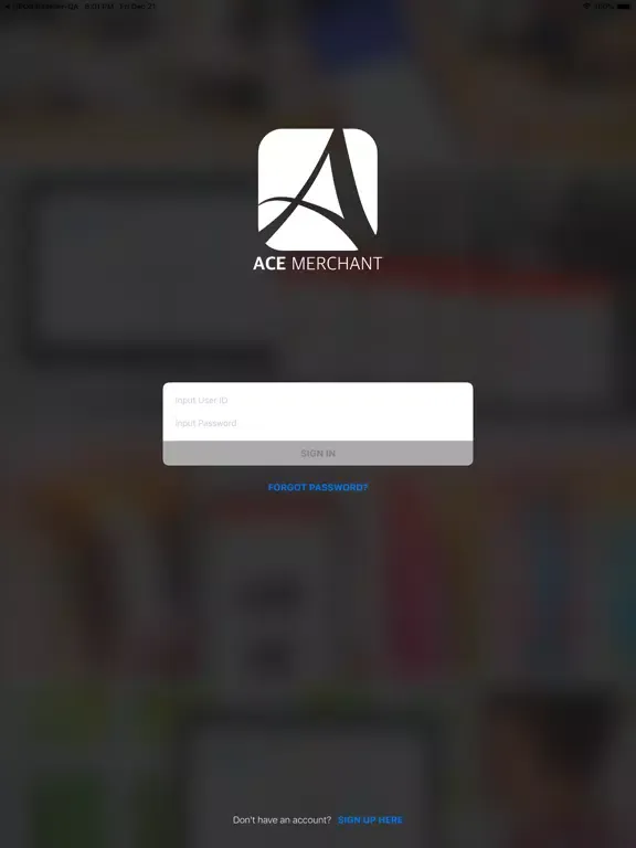 Capturas de pantalla de ACE Merchant iPad 