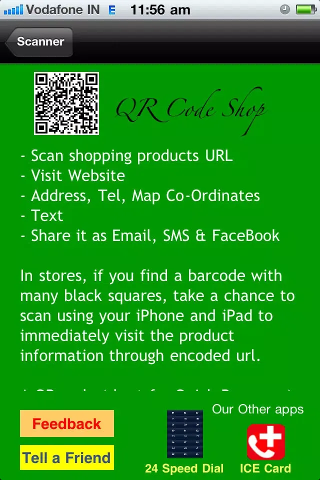 Captures d'écran de QRCode Shop