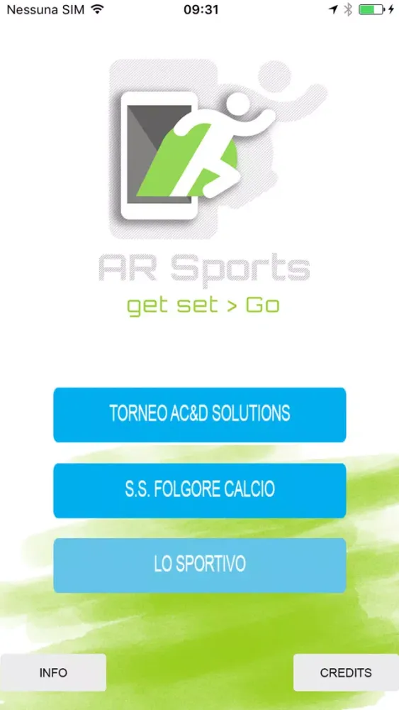 Ảnh chụp màn hình của AR Sports