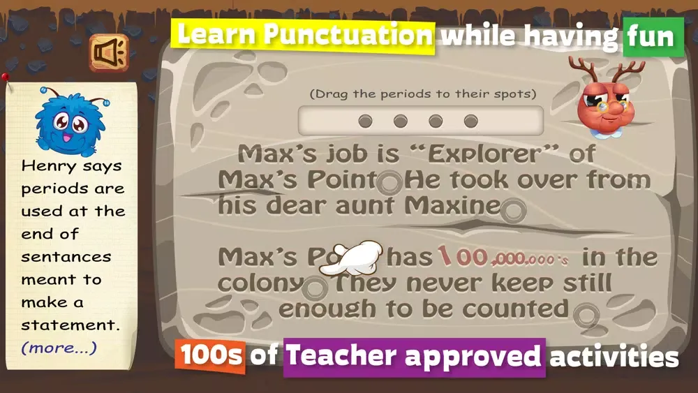 Max's Point: Kids Grammar स्क्रीनशॉट