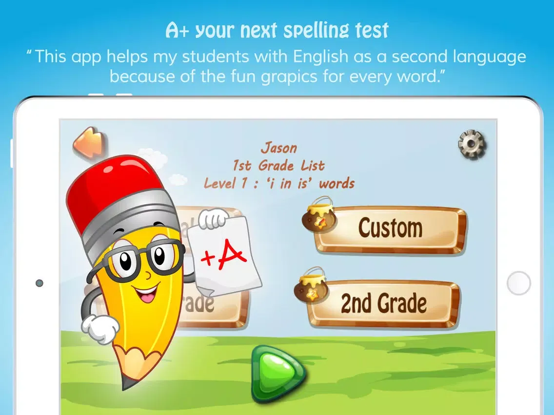 Скриншоты Hangman: A Spelling Bug App iPad 