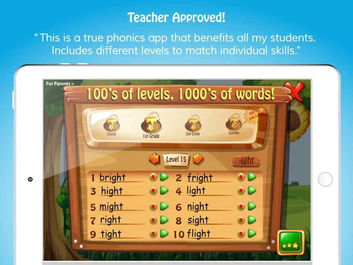 Скриншоты Hangman: A Spelling Bug App iPad 