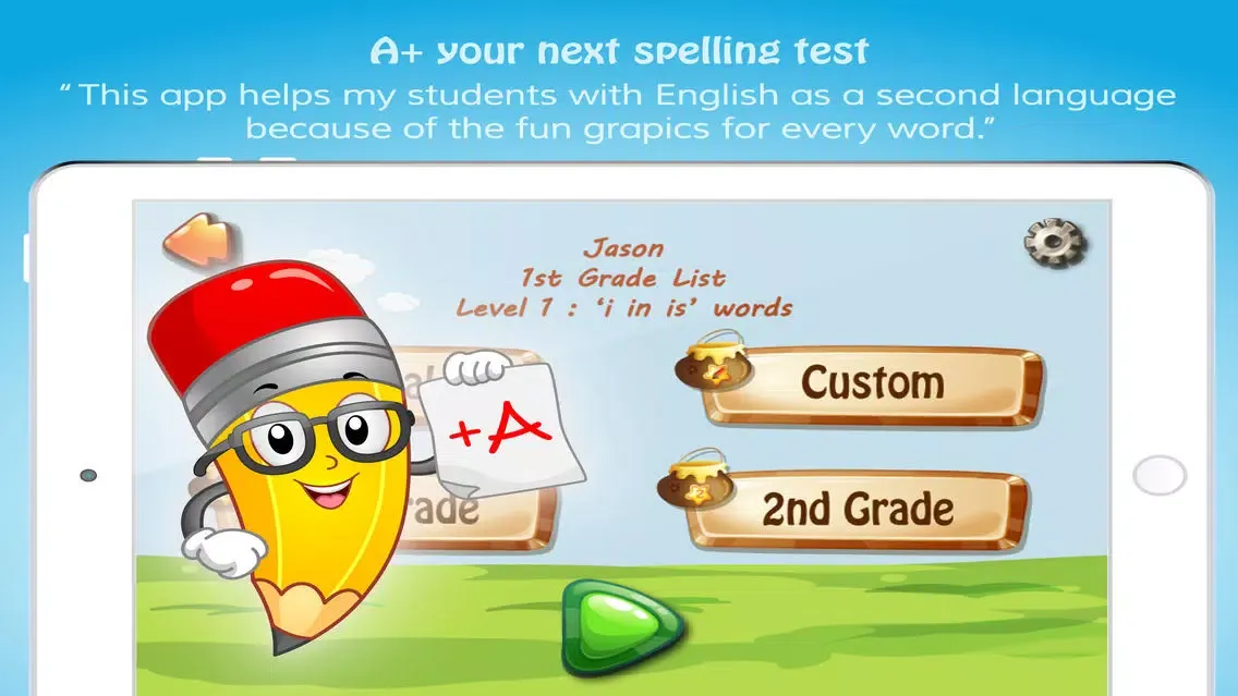 Скриншоты Hangman: A Spelling Bug App