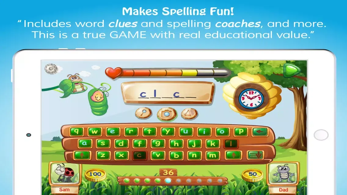 Скриншоты Hangman: A Spelling Bug App