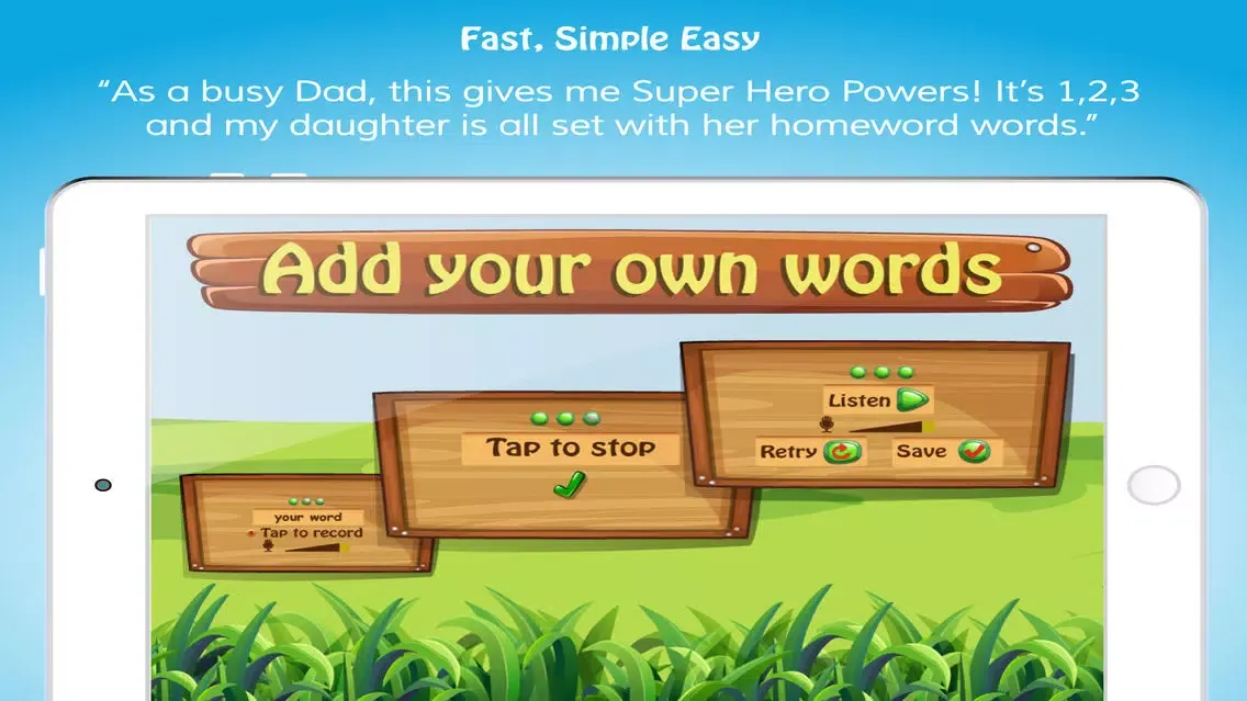 Скриншоты Hangman: A Spelling Bug App