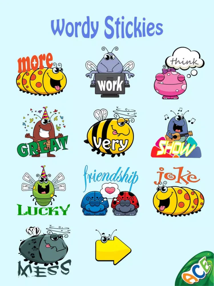 Wordy Stickies iPad  स्क्रीनशॉट