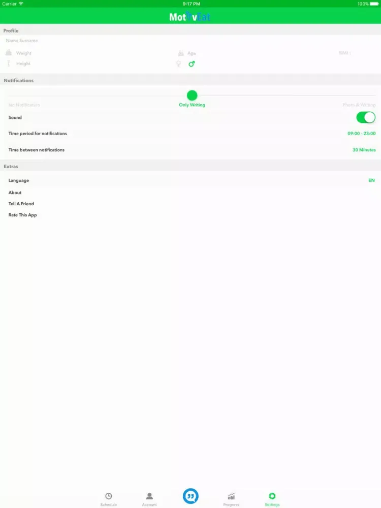 Motiveat-motivation for weight loss and health iPad  স্ক্রিনশট
