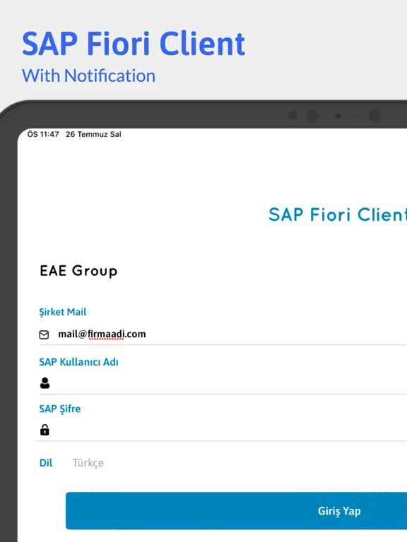 Connect for SAP iPad  স্ক্রিনশট