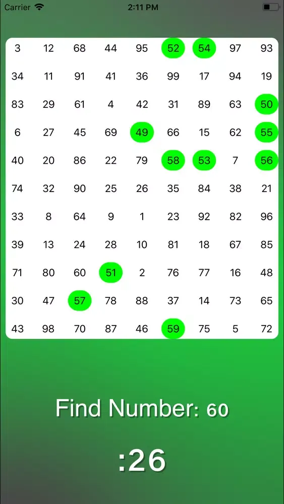 Number Jumble - Focus Grid应用截图
