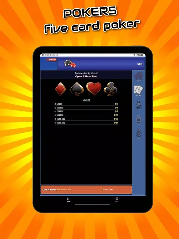 صور POKER5: Five Card Poker iPad 