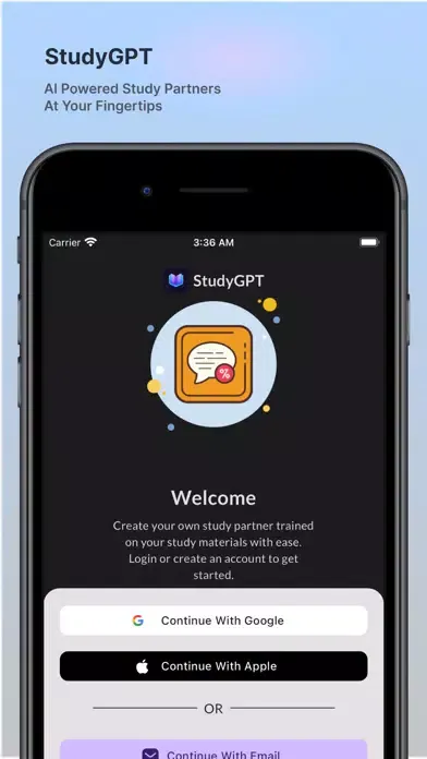Zrzuty ekranu StudyGPT: AI Study Companion
