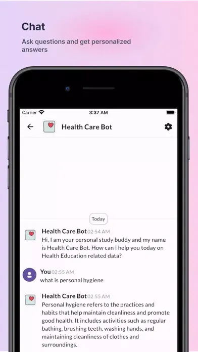 Zrzuty ekranu StudyGPT: AI Study Companion