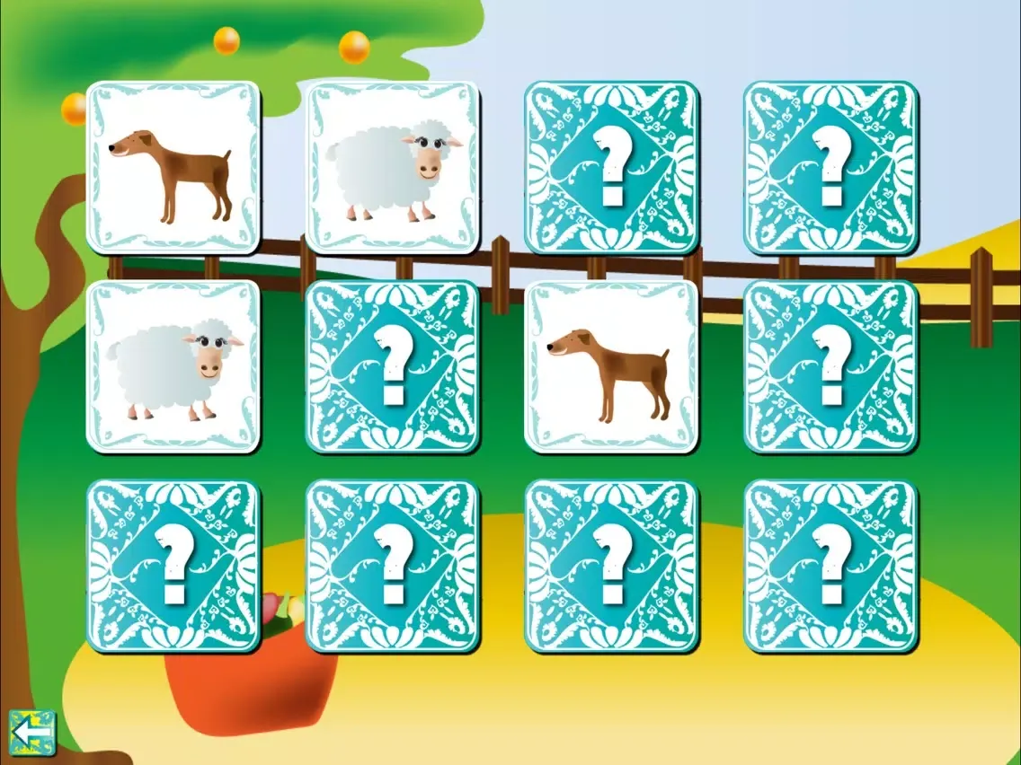 Zrzuty ekranu Farm Animal Pairs Game PRO iPad 