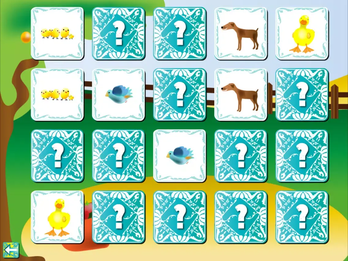 Zrzuty ekranu Farm Animal Pairs Game PRO iPad 