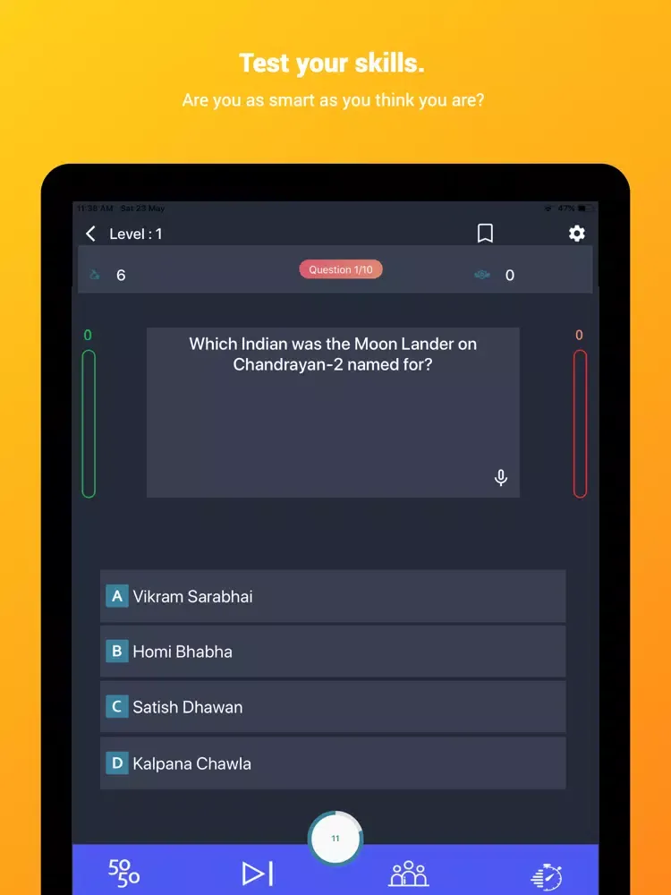 Capturas de tela do Ace of Pubs Quizzing App iPad 