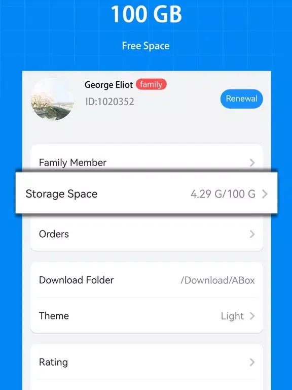 ABox:Cloud Storage iPad  স্ক্রিনশট