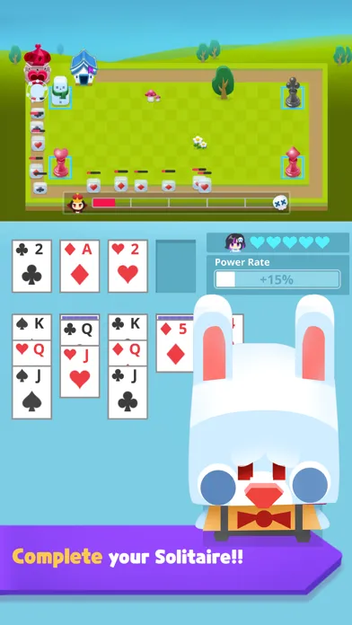 Zrzuty ekranu Solitaire: Alice in Tower Land