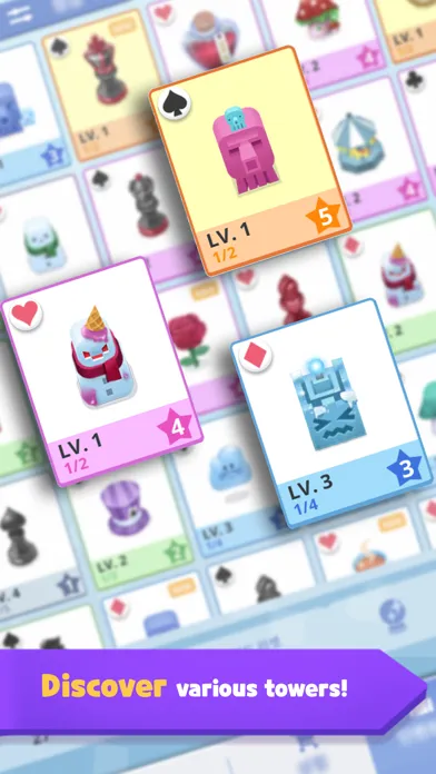 Zrzuty ekranu Solitaire: Alice in Tower Land
