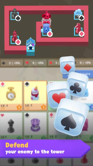 Zrzuty ekranu Solitaire: Alice in Tower Land