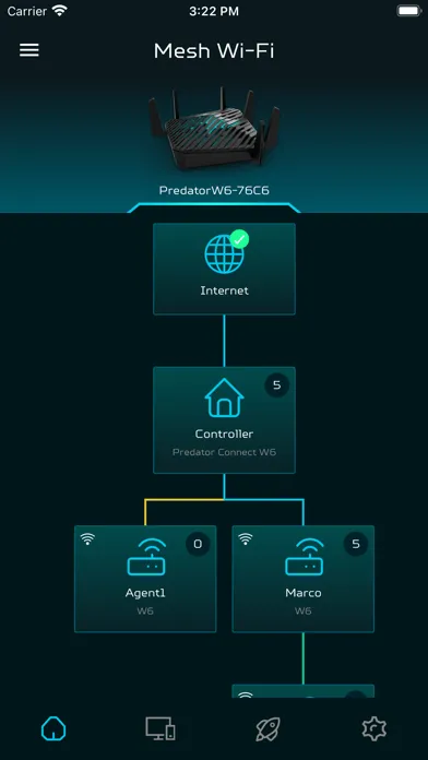 Ảnh chụp màn hình của Predator Connect