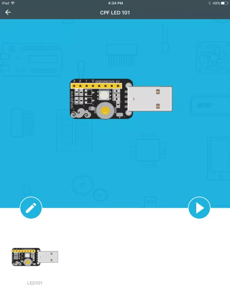 CPF LED101 Blockly iPad  স্ক্রিনশট