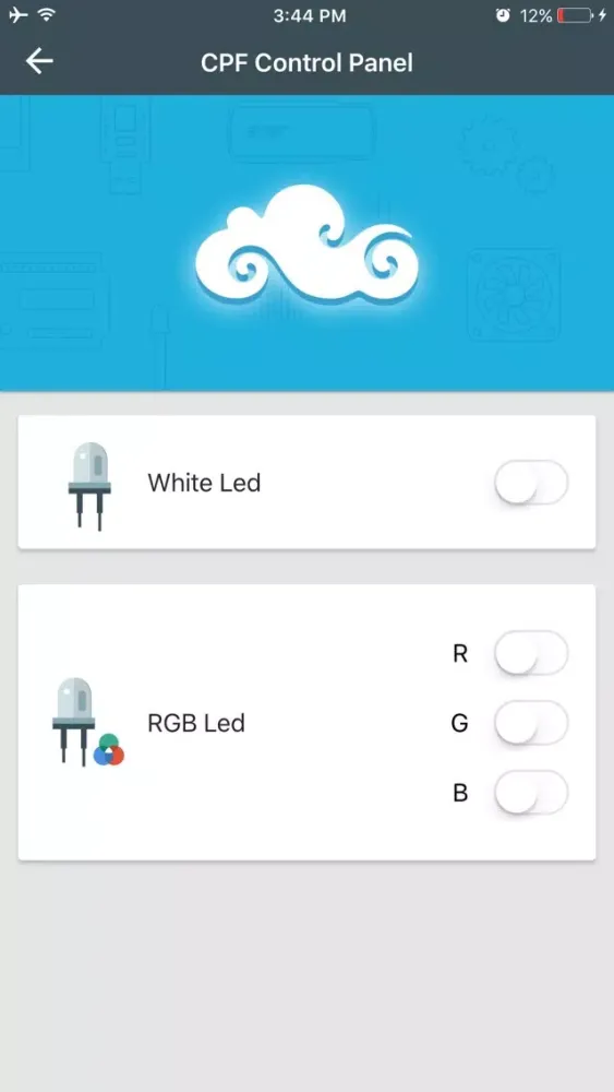 CPF LED101 Blockly স্ক্রিনশট