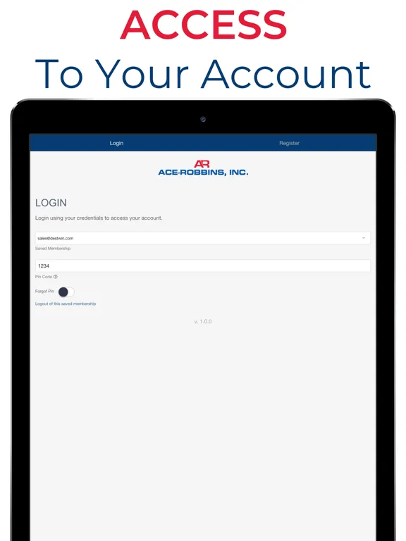 Zrzuty ekranu Ace-Robbins, Inc. iPad 