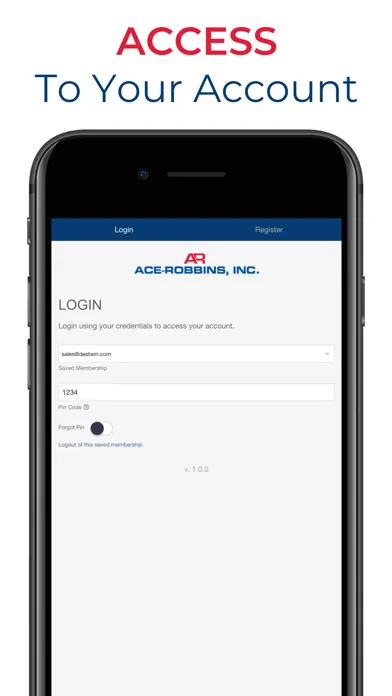 Zrzuty ekranu Ace-Robbins, Inc.