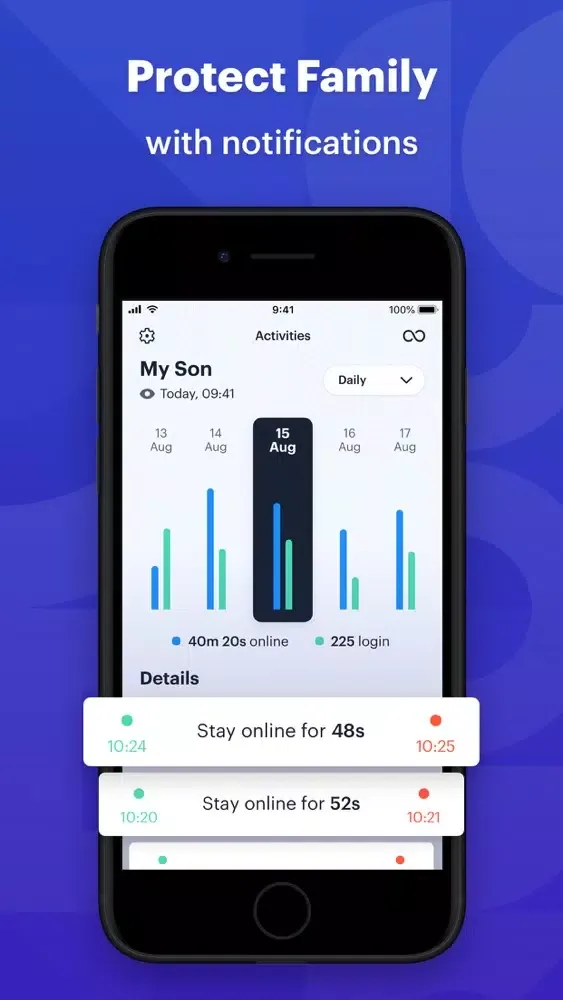 Captures d'écran de Logy - Online Tracker